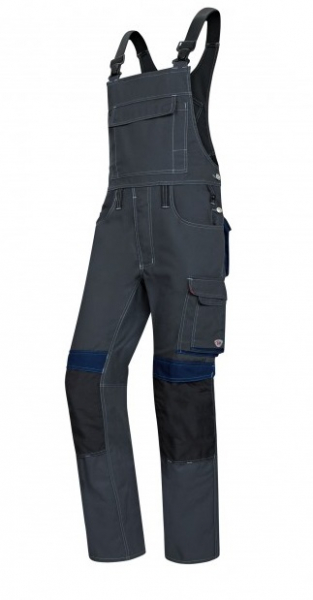 BP-Workwear, Arbeits-Berufs-Latz-Hose, ca. 305g/m², anthrazit/nachtblau