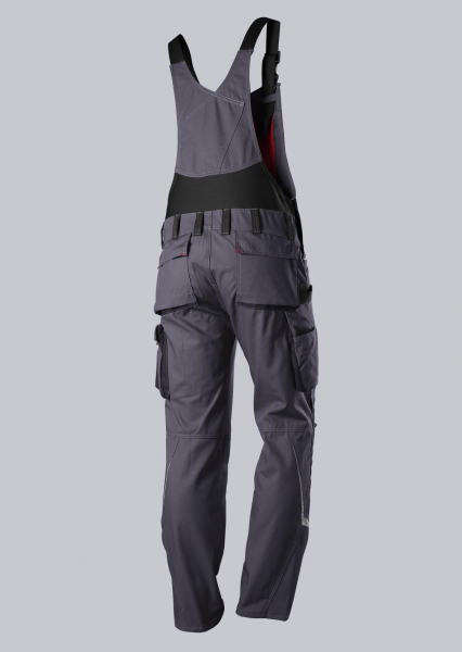 BP-Workwear, Latzhose, ca. 305g/m², dunkelgrau/schwarz