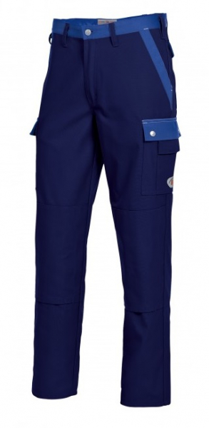 BP-Workwear, Arbeitshose, Berufs-Bund-Hose, Cotton Plus dunkelblau/königsblau
