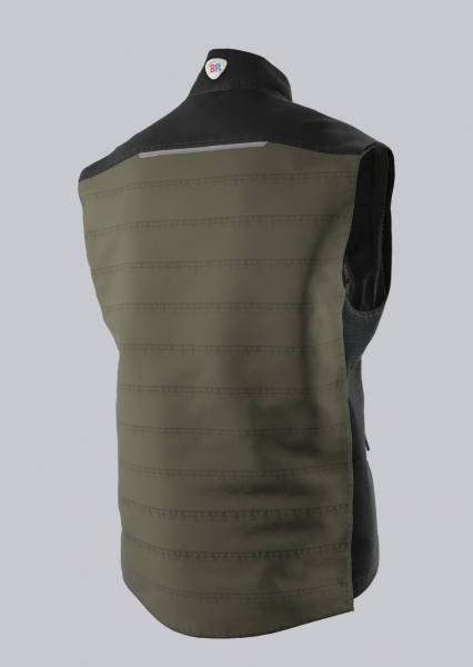 BP-THERMOWESTE, robust, schlanke Silhouette, Farbe: oliv/ schwarz