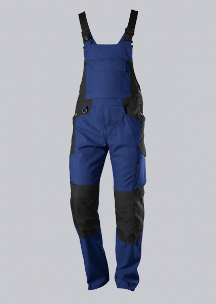 BP-LATZHOSE, robust, Stretchträger mit Kunststoff, Farbe: königsblau/schwarz