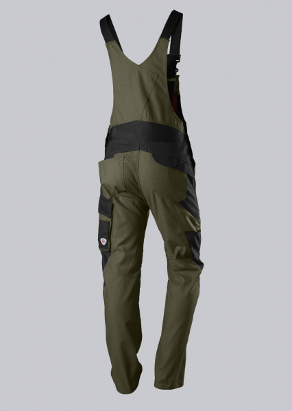 BP-Workwear, Latzhose, BP-Workwear,lus Green, oliv/schwarz