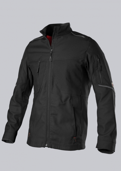 BP- ARBEITSJACKE, robust, gefütterter Stehkragen, Farbe: königsblau/ schwarz