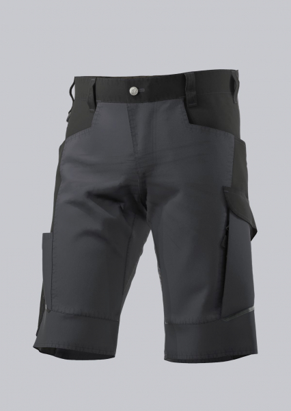 BP- SHORTS, robust, erhöhter Dehnbund, Farbe: anthrazit/ schwarz
