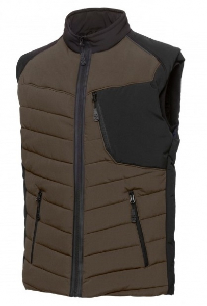 BP-Workwear, Kälte-Schutz, Thermoweste, Outdoor, braun/schwarz