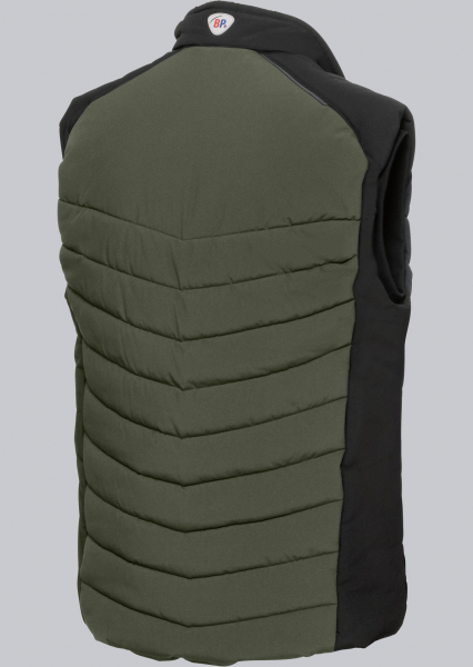 BP-Workwear, Kälte-Schutz, Thermoweste, Outdoor, oliv/schwarz