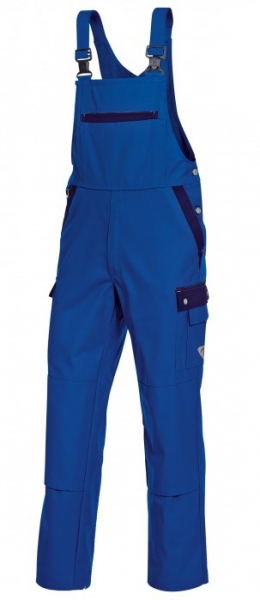 BP-Workwear, Arbeits-Berufs-Latz-Hose, Cotton Plus, königsblau/dunkelblau