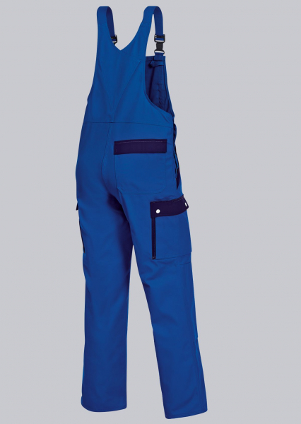 BP-Workwear, Arbeits-Berufs-Latz-Hose, Cotton Plus, königsblau/dunkelblau