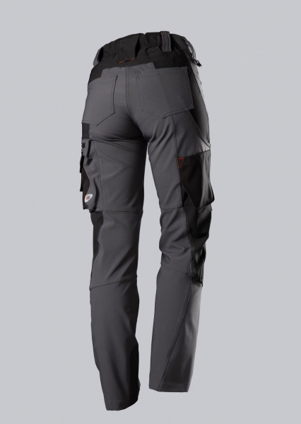 BP-Workwear, Superstretch-Damenhose, anthrazit/schwarz