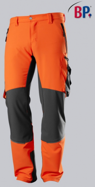 BP-Warnschutz, Superstretch-Hose für Herren, warnorange/anthrazit