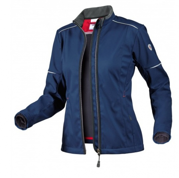 BP-Workwear, Damen-Softshelljacke, ca. 300g/m², nachtblau