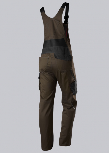 BP-Workwear, Latzhose, BP-Workwear,lus, braun/schwarz