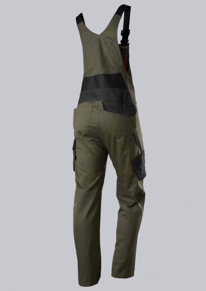 BP-Workwear, Latzhose, BP-Workwear,lus, oliv/schwarz