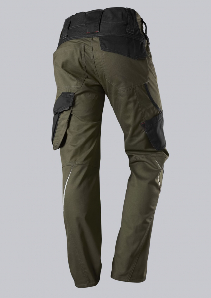 BP-Workwear, Bundhose, lus, oliv/schwarz