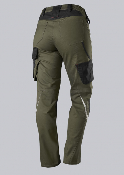BP-Workwear, Bundhose, Damen-Bundhose, lus, oliv/schwarz