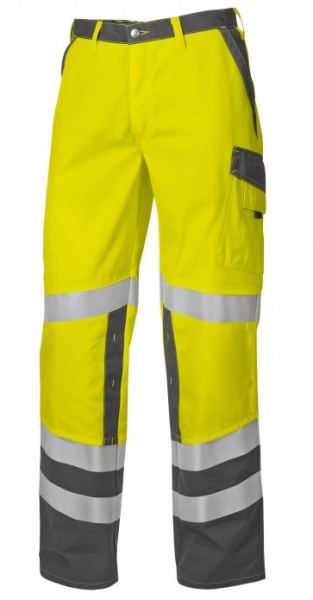 BP-Warnschutz, Warnschutz, Warn-Arbeits-Hose, ca. 270g/m², warngelb/dunkelgrau