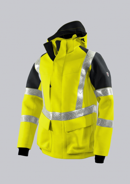 BP-Warnschutz-Winterjacke, 205 g/m², warngelb/anthrazit