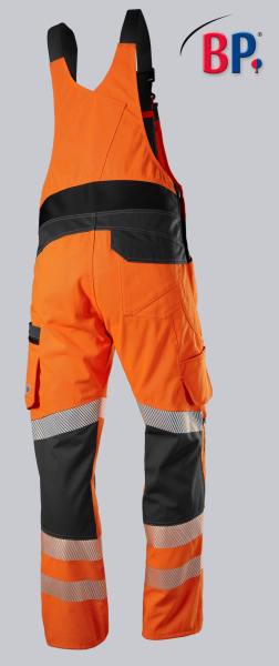 BP-Warnschutz, Latzhose für Herren, warnorange/anthrazit