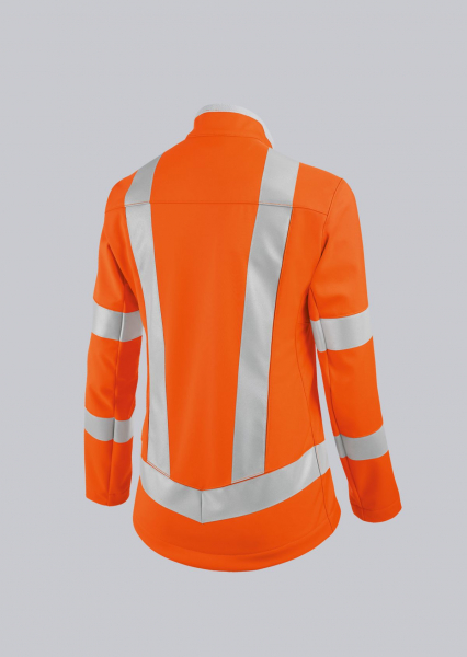 BP-Warnschutz, Damen-Softshelljacke, ca. 320 g/m², warnorange
