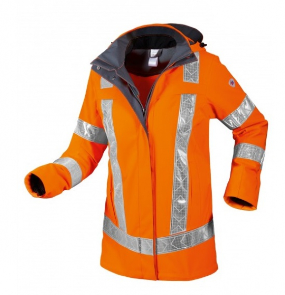 BP-Warnschutz, Damen-Wetterschutzjacke, ca. 205 g/m², warnorange