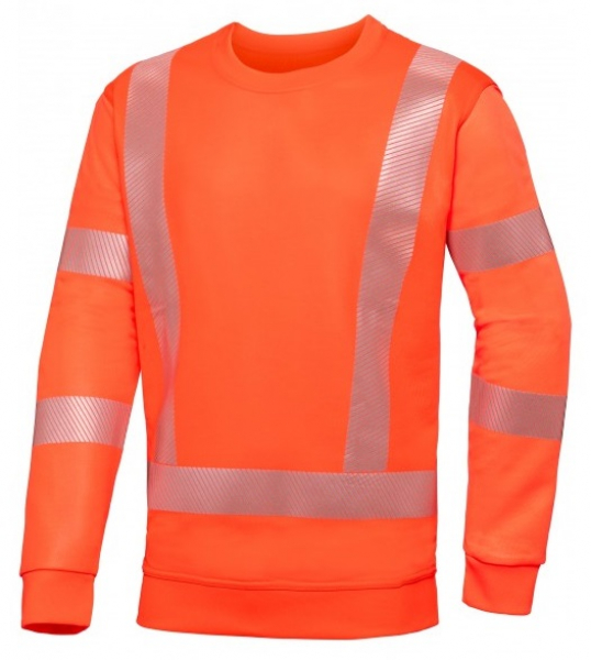 BP-Warnschutz, Sweatshirt für Sie & Ihn, warnorange