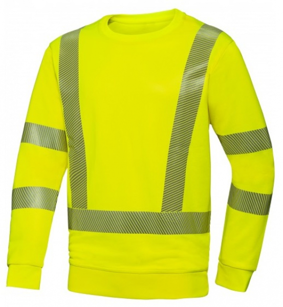 BP-Warnschutz, Sweatshirt für Sie & Ihn, warngelb