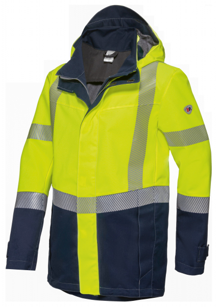 BP-Warnschutz, Wetterschutzjacke, Multi Protect Plus, warngelb/nachtblau