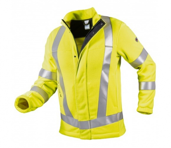 BP-Workwear, Fleecejacke, ca. 360g/m², warngelb
