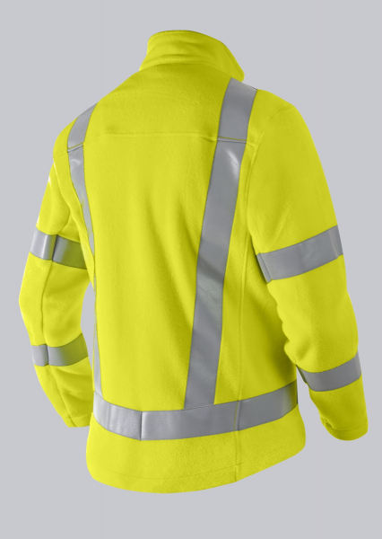 BP-Workwear, Fleecejacke, ca. 360g/m², warngelb