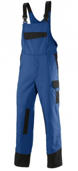 BP-Schweißer-Schutz, Schweißerlatzhose, Arbeits-Berufs-Latz-Hose, Multi Protect, königsblau/schwarz