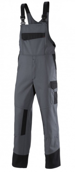 BP Schweißer-Schutz, Schweißerlatzhose, Arbeits-Berufs-Latz-Hose, Multi Protect, dunkelgrau/schwarz