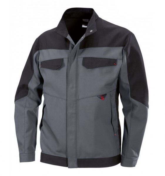 BP-Schweißer-Schutz, Schweißerjacke, Arbeits-Berufs-Bund-Jacke, Multi Protect dunkelgrau/schwarz