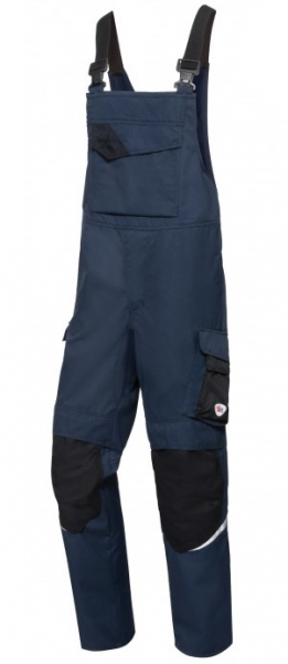 BP-Schweißer-Schutz, Schweißer-Latzhose, Multi Protect Plus, nachtblau/schwarz