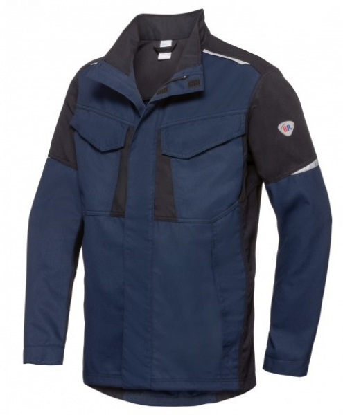 BP-Schweißer-Schutz, Schweißer-Arbeitsjacke, Multi Protect Plus, nachtblau/schwarz