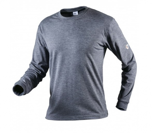 BP-Worker-Shirts, Langarmshirt für Sie & Ihn, blaugrau