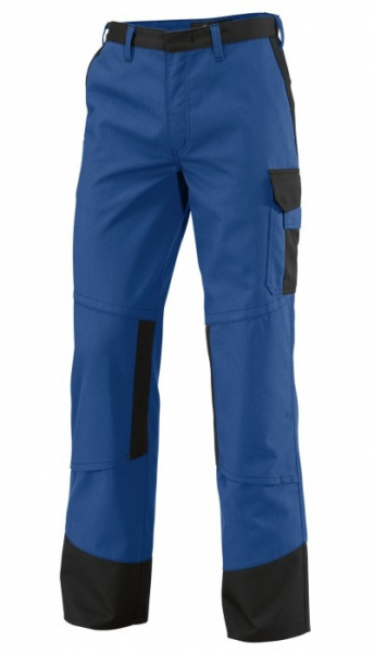 BP-Schweisser-Schutz, Schweißerhose, Arbeits-Beruf--Bund-Hose, Multi Rotected, königsblau/schwarz