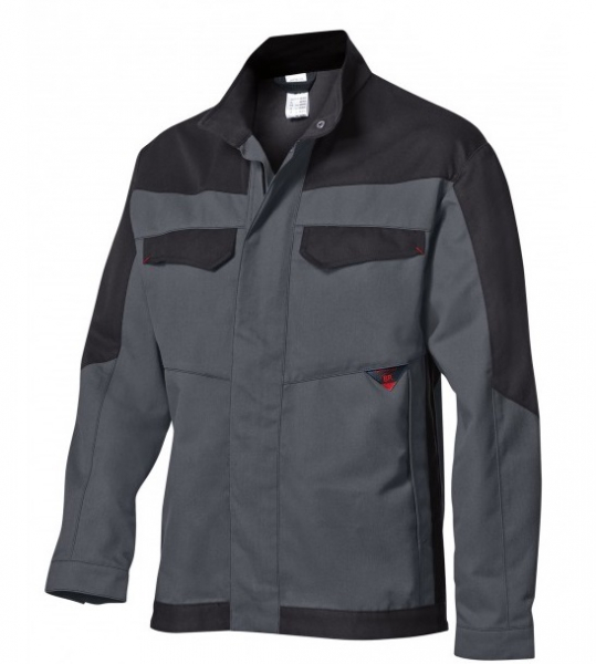 BP-Schweisser-Schutz, Schweißerjacke, Arbeits-Berufs-Bund-Jacke, Multi Rotected, dunkelgrau/schwarz
