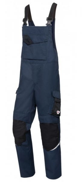 BP-Schweißer-Schutz, Schweißer-Latzhose, Multi Protect Plus, nachtblau/schwarz