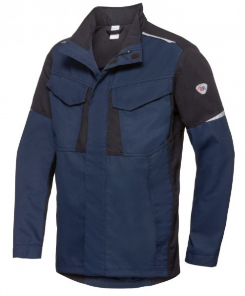 BP-Schweißer-Schutz, Schweißer-Arbeitsjacke, Multi Protect Plus, nachtblau/schwarz