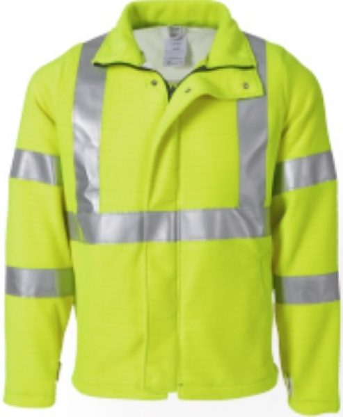 ROFA-Warnschutz, Fleecejacke, Multiseven Multinormen, ca. 350 g/m², leuchtgelb