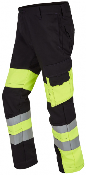 ROFA-Warnschutz, Bundhose, Vis Line, 340 g/m², anthrazit/leuchtgelb