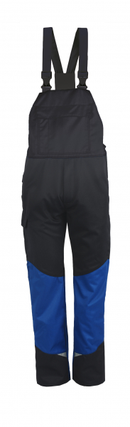 ROFA-Schweißer-Schutz, Schweißerlatzhose, Arbeits-Berufs-Latzhose, F-Max Newline, ca. 220 g/m², marine-kornblau