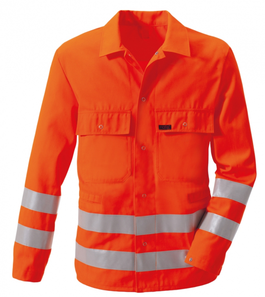 ROFA-Warnschutz, Warn-Jacke 275 g/m², 80 % PES/20 % BW orange