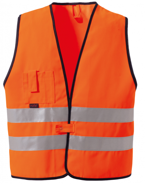 ROFA-Warnschutz, Warn-Schutz-Weste, 3M Scotchlite, ca. 275 g/m², leuchtorange