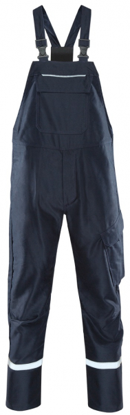ROFA-Schweißer-Schutz, Schweißerlatzhose, Arbeits-Berufs-Latz-Hose, ALU Splash, ca. 375 g/m², navy