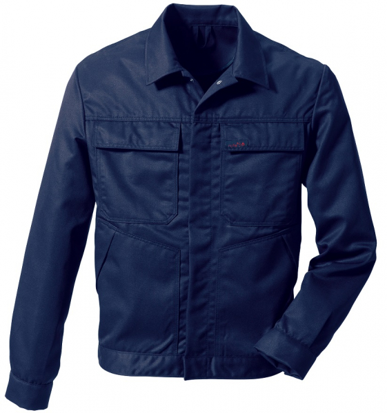ROFA-Schweißer-Schutz, Schweißerjacke, Arbeits-Berufs-Jacke, Nomex, ca. 265 g/m², marine