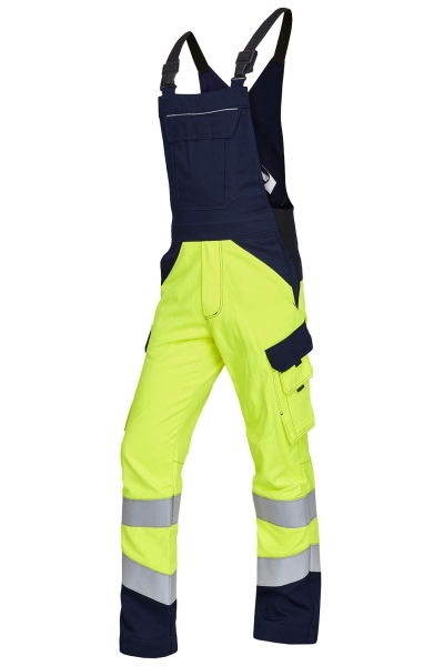 Latzhose 4552386 APC 1 - APC 2, MULTISEVEN, leuchtgelb-marine