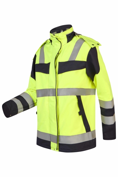 Parka Damen 583367 APC 2, SONDERMACHART, leuchtgelb-marine