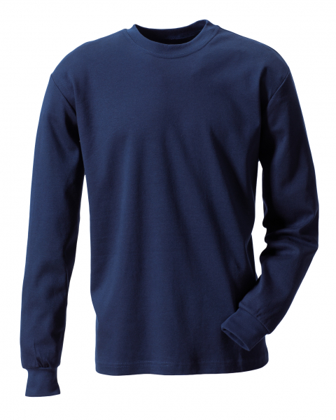 ROFA-Schweißer-Schutz, Schweißershirt, Sweat-Shirt, Flamm- und Hitzeschutz, ca. 210 g/m², marine