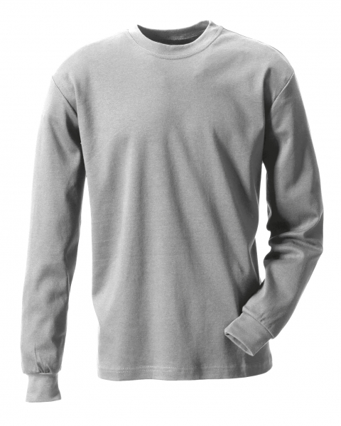 ROFA-Schweißer-Schutz, Schweißershirt, Sweat-Shirt, Flamm- und Hitzeschutz, ca. 210 g/m², grau